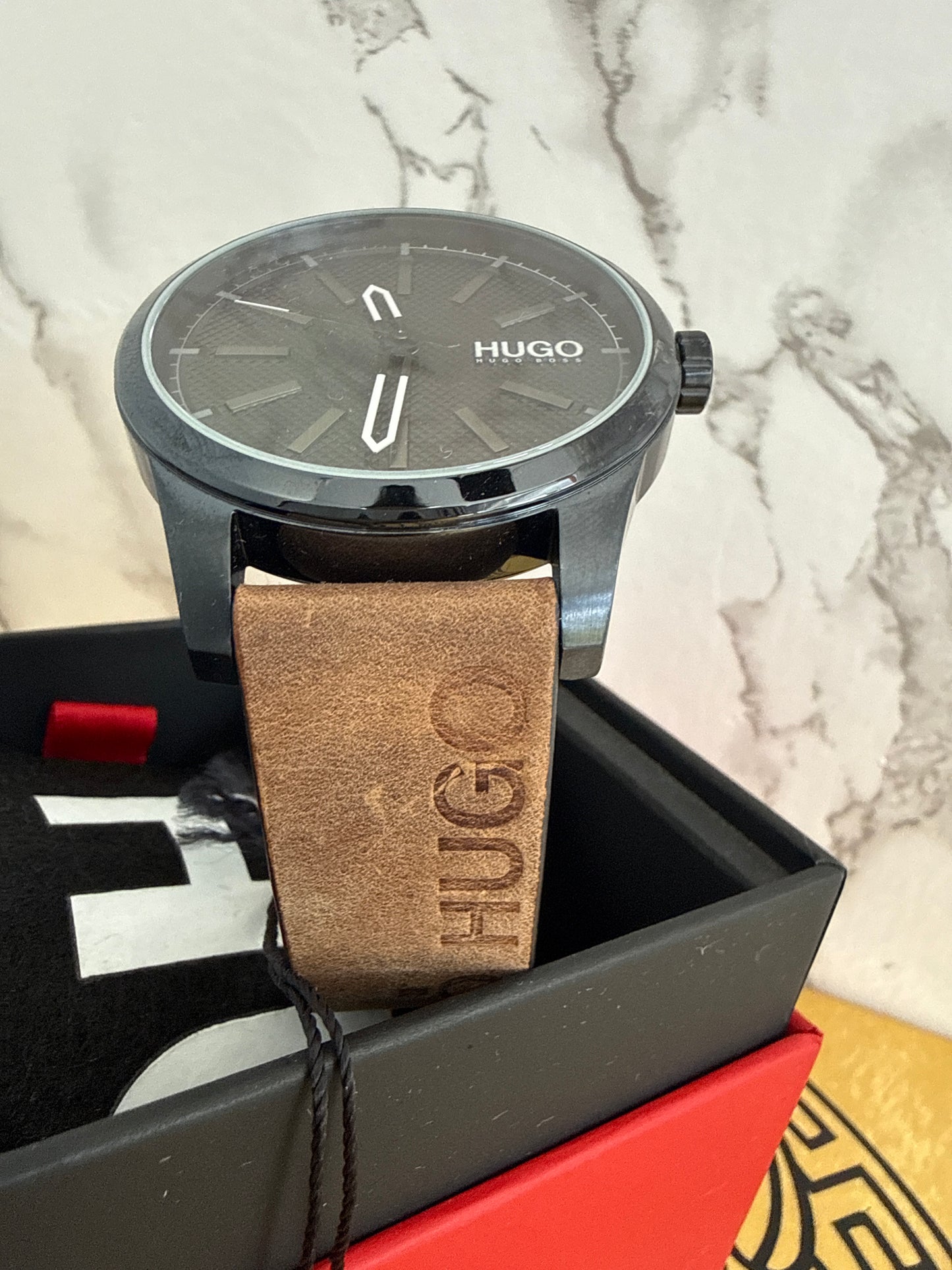 Reloj de caballero marca Hugo Boss tipo vintage
