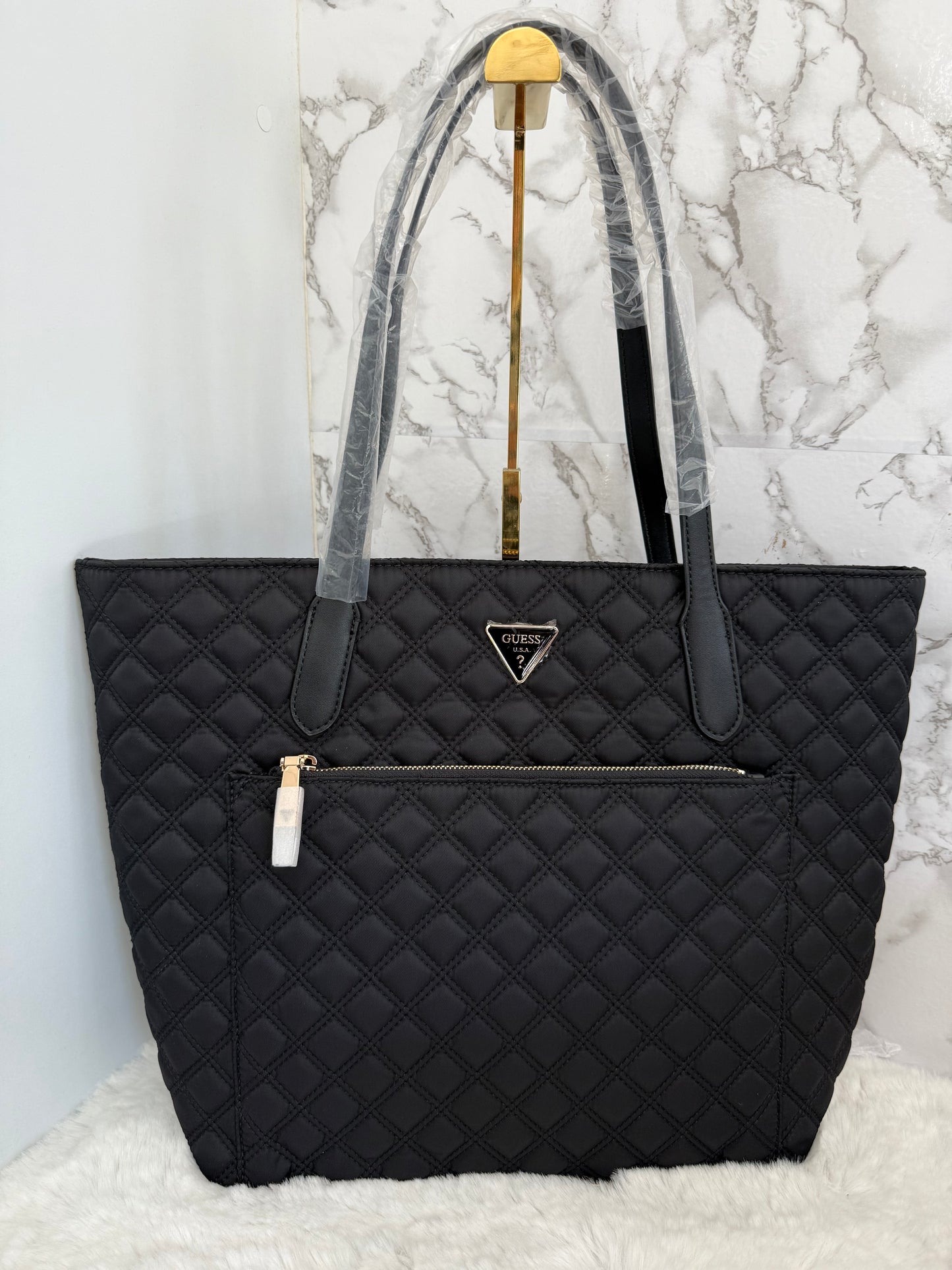 Bolsa tote en tela marca Guess