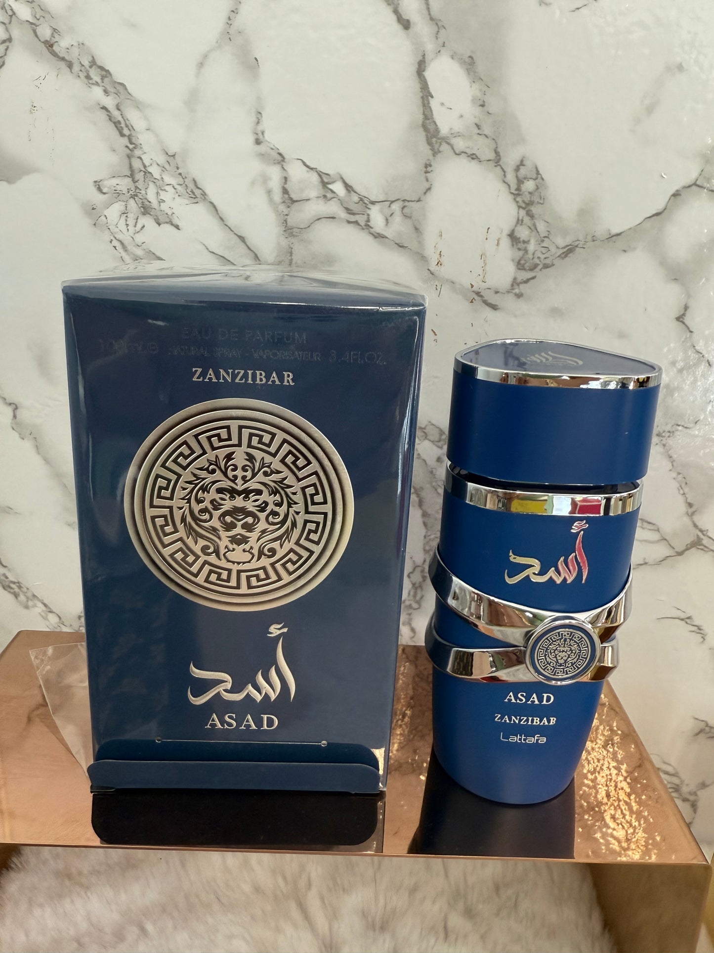 Perfume de caballero árabe Asad Zanzíbar de lattafa