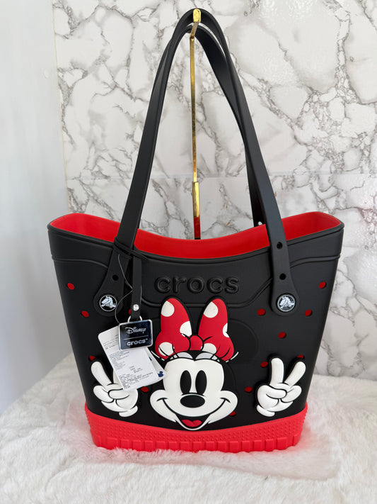 Bolsa mediana plástico marca Crocs colaboración Mickey