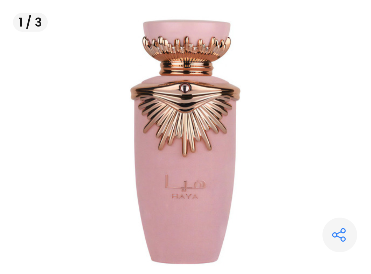 Perfume árabe Lattafa Haya Eau De Parfum 100 Ml Para Mujer