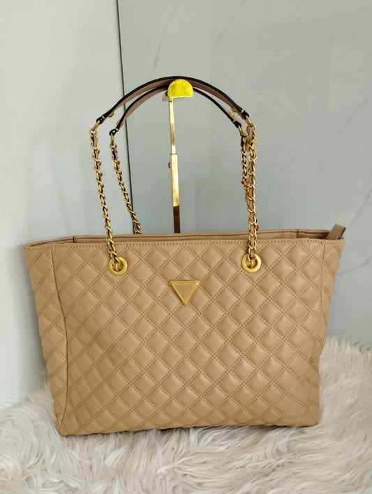 Bolsa nude tote marca Guess