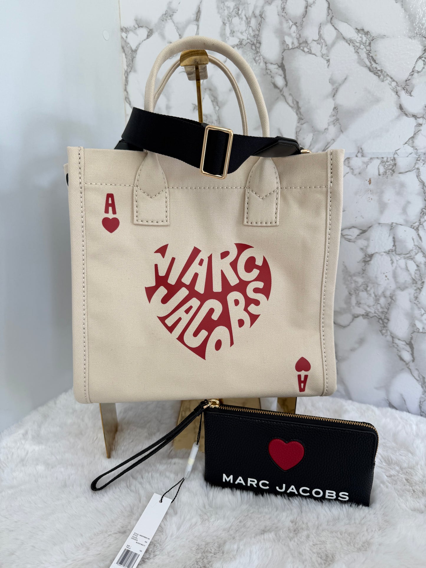 Bolsa mediana en tela marca Marc jacobs