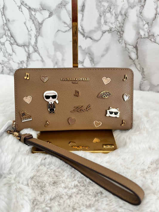 Cartera grande marca Karl Lagerfeld
