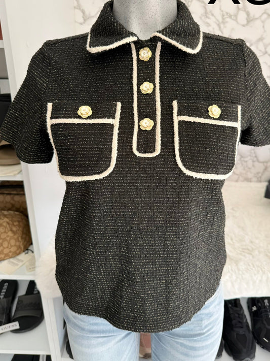 Blusa de vestir de dama marca Karl Lagerfeld