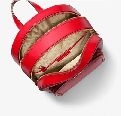 Mochila roja tipo piel Michael Kors