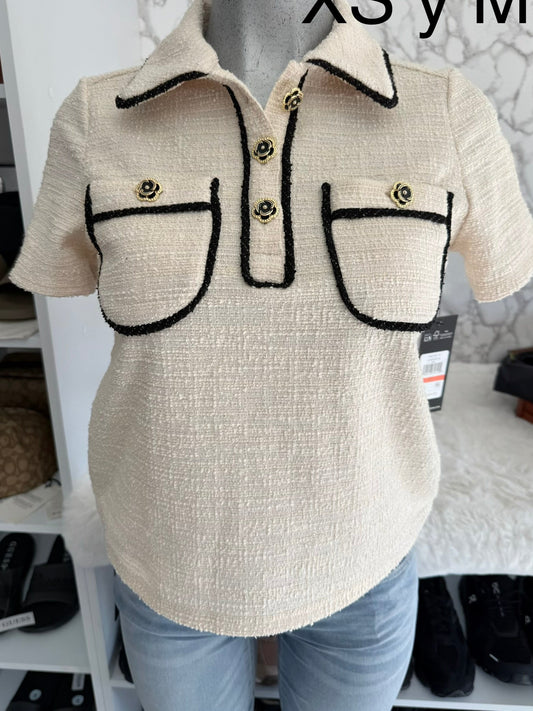 Blusa de vestir de dama marca Karl Lagerfeld