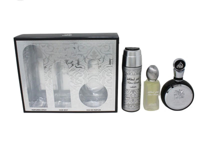 Lattafa Fakhar Set De 3 Pz Con Body Mist Para Hombre