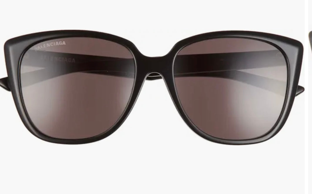 Lentes color negro marca Balenciaga