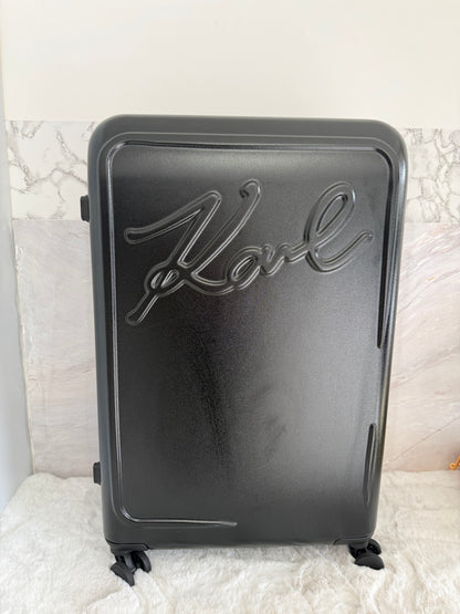 Maleta grande 25 kgs negra marca Karl Lagerfeld