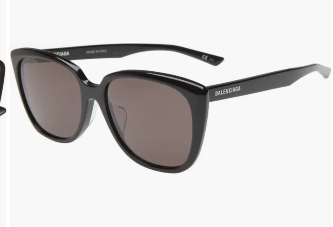 Lentes color negro marca Balenciaga