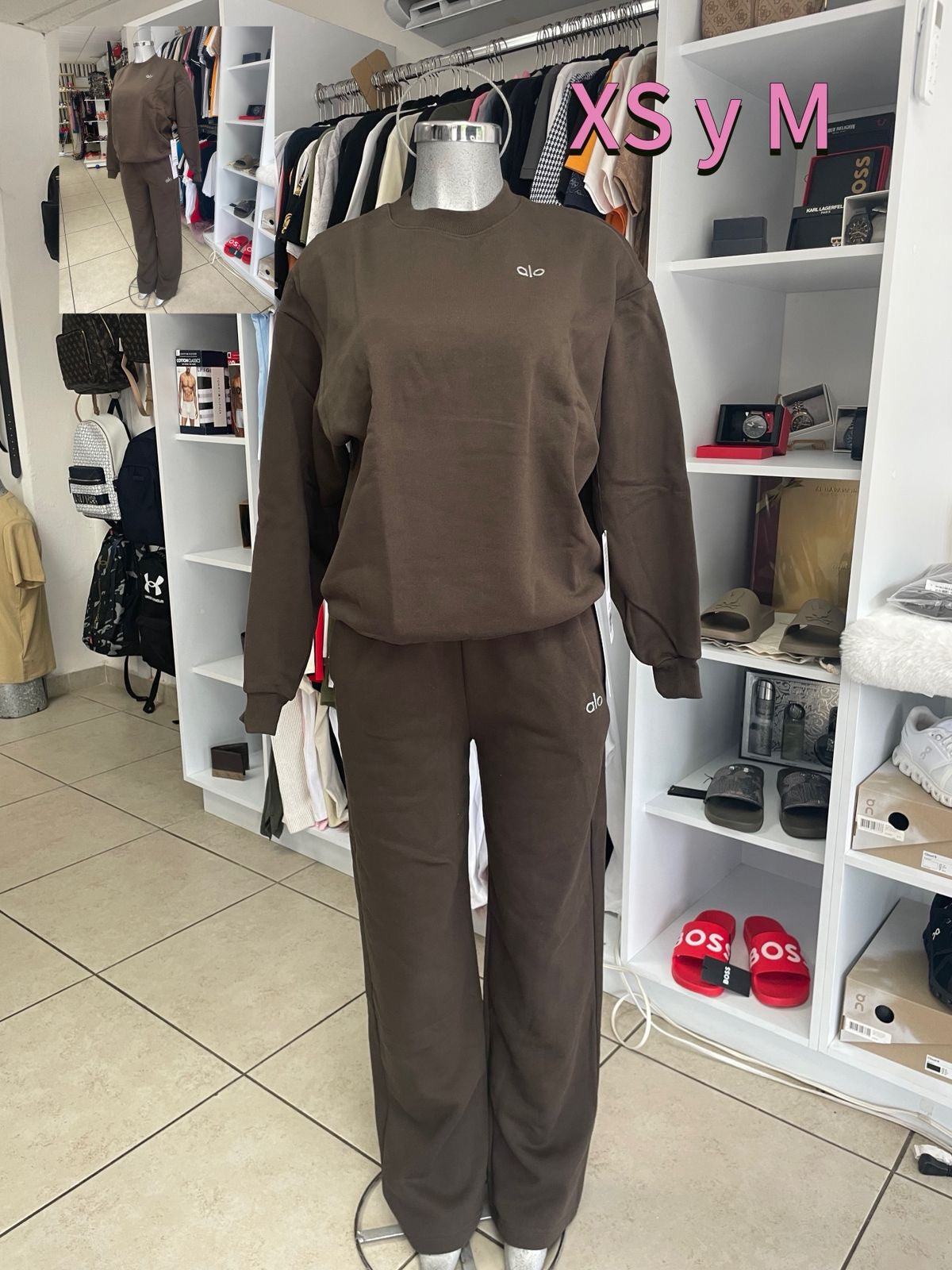 Pans juego completo de sudadera y pantalón marca Alo