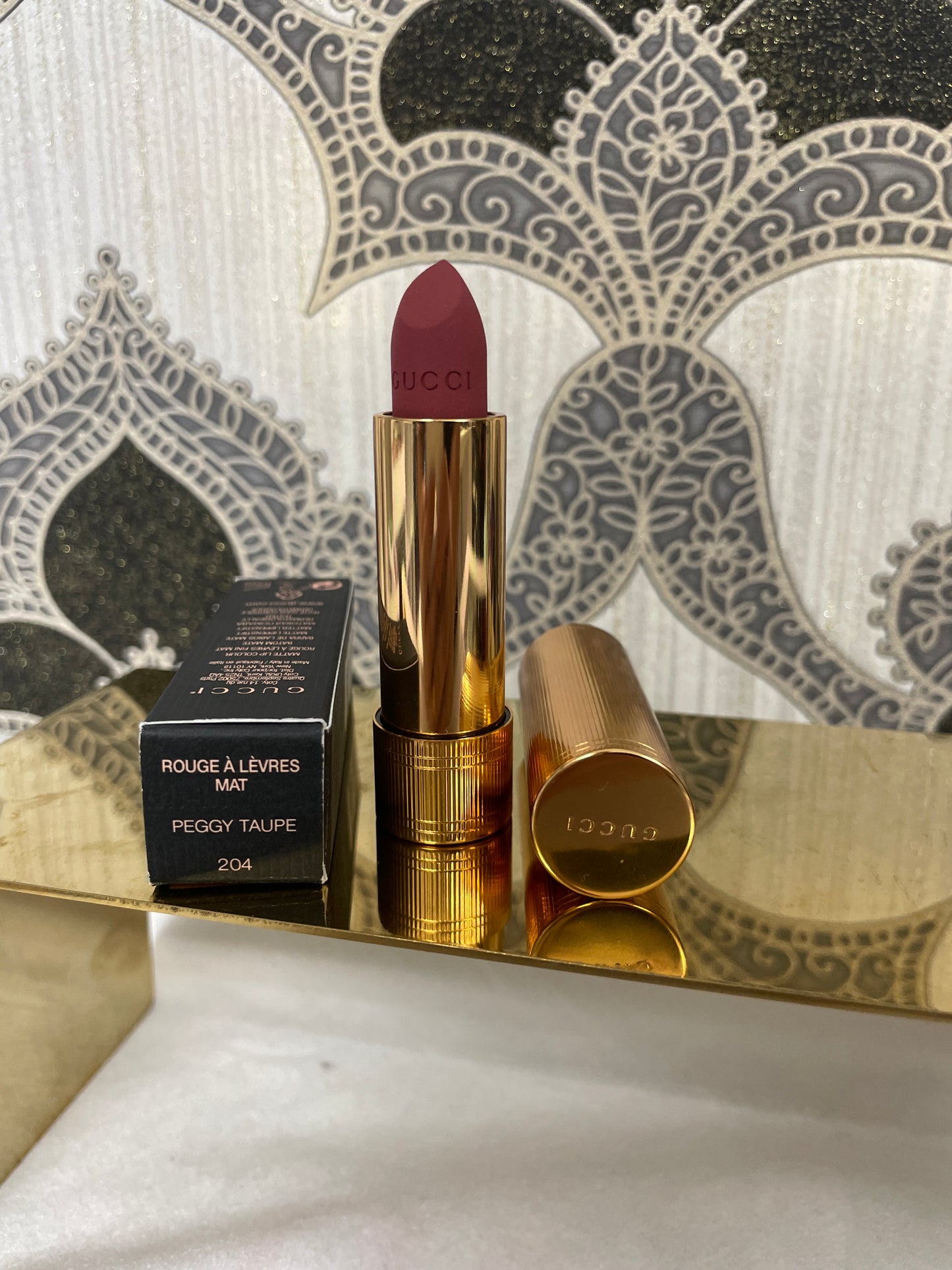 Rouge a levres mat 204 peggy taupe Gucci