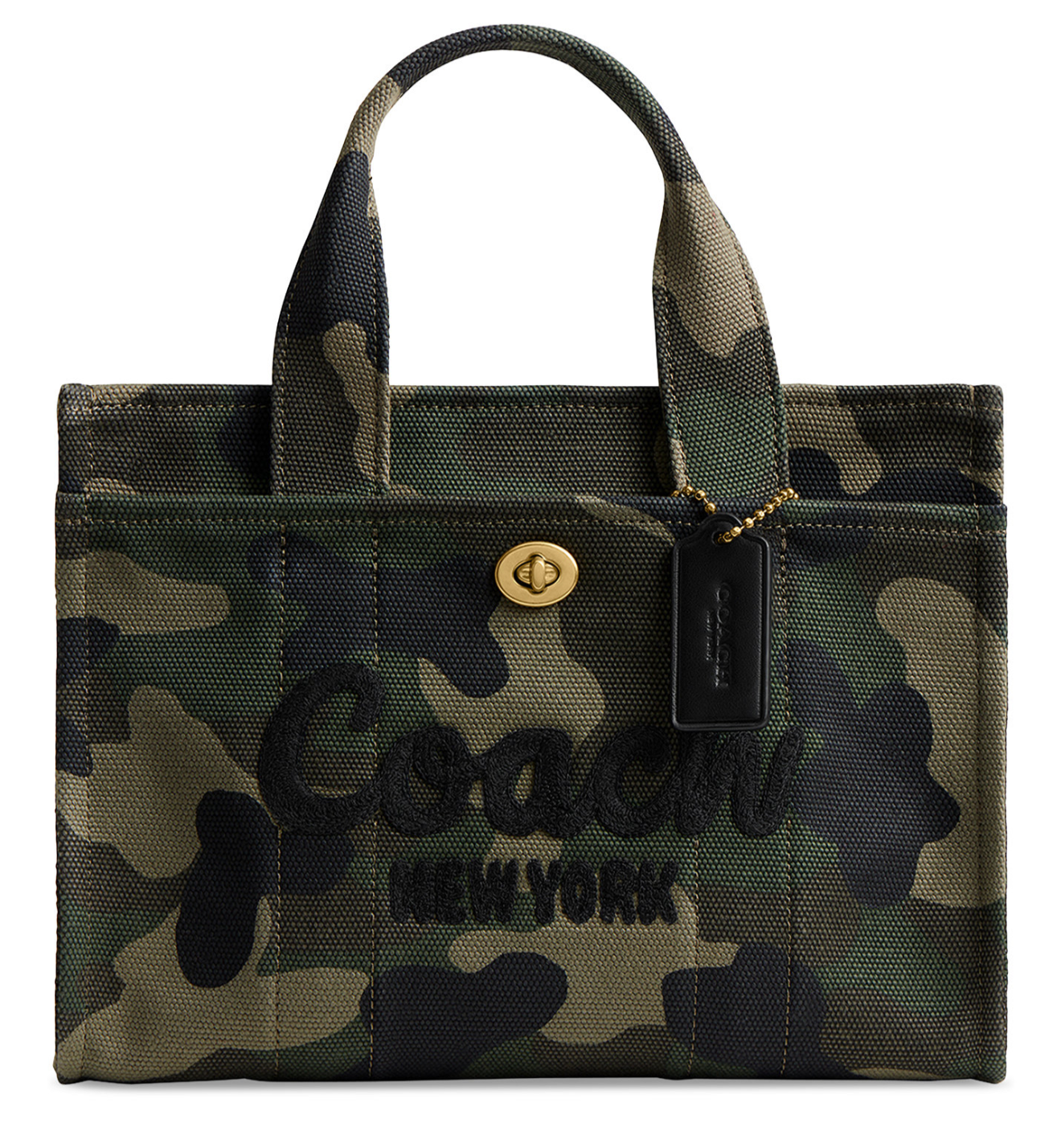 Bolsa tote Coach Cargo con estampado de camuflaje. Tamaño mediano