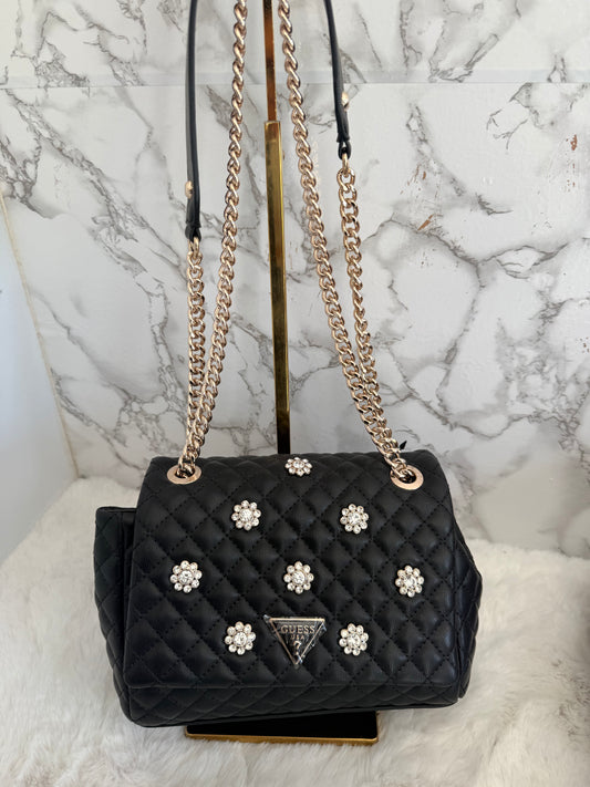 Bolsa crossbody negra marca Guess