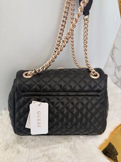 Bolsa crossbody negra marca Guess
