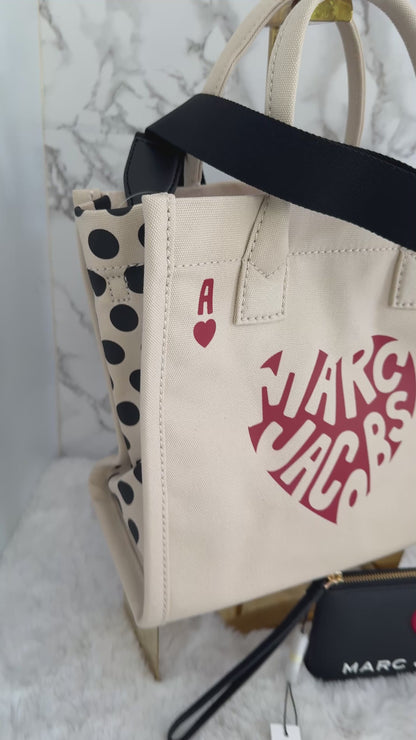 Bolsa mediana en tela marca Marc jacobs